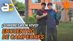 Maligno surprised the fencing champion from Córdoba and kept a year-old promise
