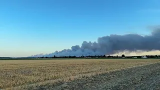Massive wildfire forces evacuations in Fontainebleau Forest