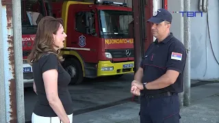 Helikopter gasio požar u Deliblatskoj peščari - TV Pančevo