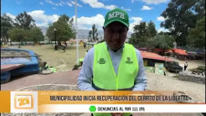 Inician recuperación del Cerrito de la Libertad