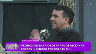 Los Paraisos Neighborhood Protests Improper Fees for Community Center Use - La Tele con Vos 08/03...