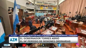 El gobernador Torres abrió el 54º período de sesiones ordinarias