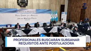 Aspirantes excluidos del proceso de Fiscal General presentan pruebas de descargo