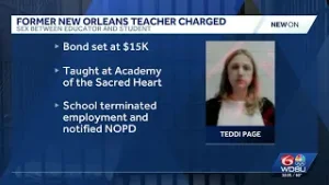 Former Academy of the Sacred Heart teacher charged with sex between educator and student