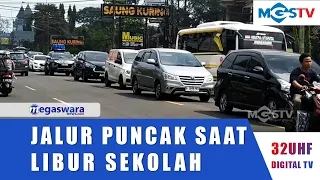 LIBUR SEKOLAH, JALUR PUNCAK BOGOR PADAT MERAYAP