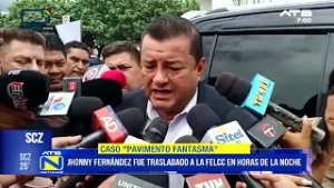 Alcalde Jhonny Fernández fue dado de alta y trasladado a dependencias policiales