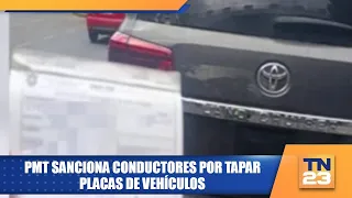 PMT fines drivers for covering vehicle license plates