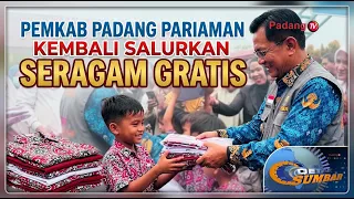 PADANG PARIAMAN REGENCY GOVERNMENT DISTRIBUTES FREE SCHOOL UNIFORMS AGAIN IMRAN