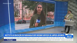 INSTITUTO DE EDUCAÇÃO DE PARANAGUÁ DEVE RECEBER SERVIÇOS DE LIMPEZA EM BREVE