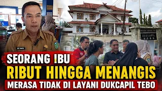 MOTHER CAUSES SCENE AND CRIES AFTER FEELING IGNORED BY TEBO CIVIL REGISTRY OFFICE