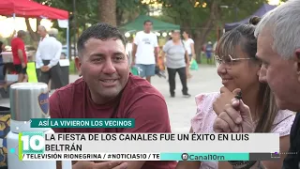 La Fiesta Provincial de los Canales de Riego fue un éxito durante sus dos jornadas