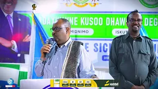 MW: Saciid Deni “Wax badan ayaan lahayn waa idin ku filannahay, habaqina oo been ha moodina...