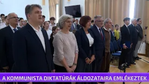 A kommunista diktatúrák áldozataira emlékeztek Cegléden - összefoglaló