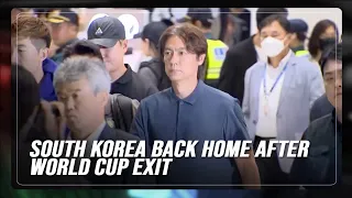 South Korea's national team return home after early exit | ABS-CBN SPORTS