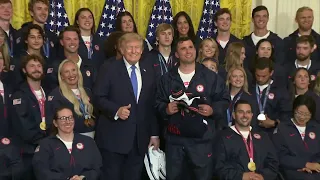 Trump congratulates Paralympic athletes  [FULL]