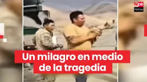 Perrito sobrevive a caída de helicóptero en Arequipa y no abandona a su dueño
