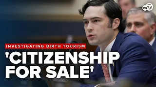 Brandon Gill grills founder behind 'BIRTH TOURISM' site
