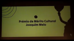 PRÉMIO MÉRITO CULTURAL PARA JOAQUIM MELO