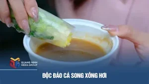 Độc đáo cá song xông hơi