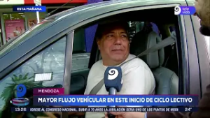 Aumentó el flujo vehicular en la Ciudad de Mendoza con el inicio de las clases