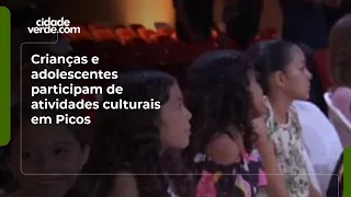 Children and teenagers participate in cultural activities in Picos