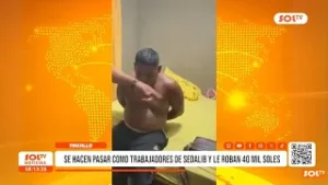 Trujillo: falsos trabajadores de Sedalib roban S/40 mil