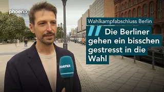 Berlin-Wahl: Carsten Behrendt (ZDF-Studio Berlin) zum Wahlkampfabschluss | 19.09.26