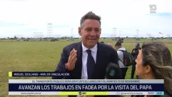 Avanzan los trabajos en FAdeA de cara a la visita del papa León a Córdoba