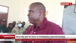Agabuutikidde Akulira eby'ettaka n'owebibira bakwatiddwa abalala babiri bayimiriziddwa ku mirimu baa