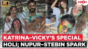 Holi 2026:Katrina Kaif-Vicky Kaushal celebrate FIRST Holi as parents | Ranbir Kapoor plays with Raha