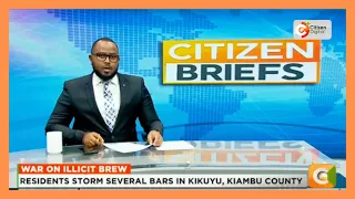 Kikuyu residents protest illicit alcohol sales