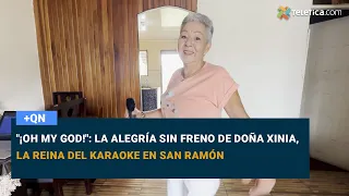 "Oh my God!": The unbridled joy of Doña Xinia, the karaoke queen of San Ramón