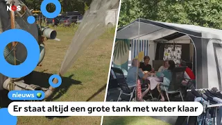 Campsites trying to prevent wildfires: 'Water next to the barbecue'