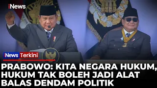 Prabowo Tegaskan Hukum Harus Adil, Tidak Boleh Jadi Alat Dendam Politik | iNews Terkini 1/7
