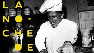 Kirk Douglas, the Viking who came to San Sebastian… and ended up frying hake at the Gaztelubide