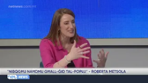 “Nibqgħu naħdmu għall-ġid tal-popli tagħna” – Roberta Metsola