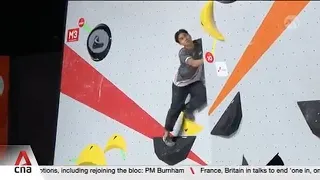 Singapore climber Gerald Verosil says Asian Games campaign proves he belongs