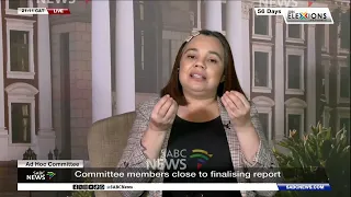 Ad Hoc Committee members close to finalising report: Abra Barbier shares more