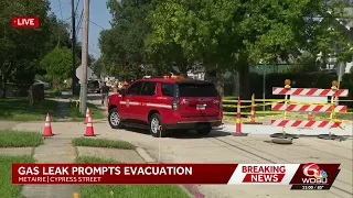 Gas leak forces evacuation in Metairie. What we know
