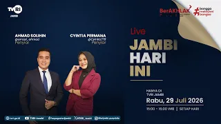 JAMBI TODAY | July 29, 2026 Edition#jhi#News#WorldCupU17OnTVRI#TVRIJambi#NationUnifyingMedia