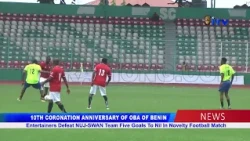 Entertainers Defeat NUJ-SWAN Team Five Goals To Nil In Novelty Football Match