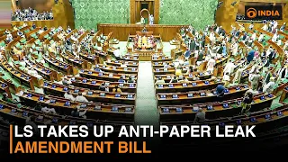 LS takes up Anti-Paper Leak Amendment Bill & more updates | DD India live | 7:30 PM IST
