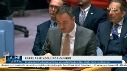 Konjufca akuzon Serbinë për mohimin e krimeve të luftës dhe kritikon lidhjet e Gjuriqit meRadoiçiqin