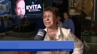 TRIBUTE CEREMONY FOR EVITA