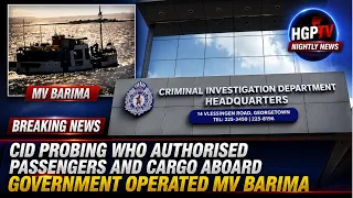 CID Probing Who Authorised Passengers And Cargo Aboard Government Operated MV Barima