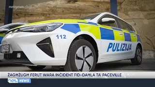 Seriously injured following a crash at the entrance to Paceville