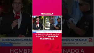 Hombre fue asesinado a balazos: lo siguieron para matarlo | 24 Horas TVN Chile