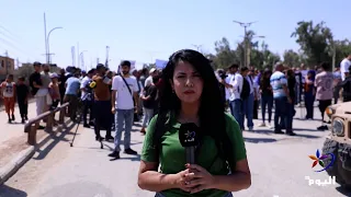 Sari Kani displaced persons in Al-Hasakah demand a safe return to their homes and an end to their...