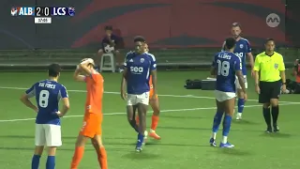 PENALTY GIVEN as Abirex's Suzliman brings down Lion City Sailors' Ndenge in the box | SPL 25/26