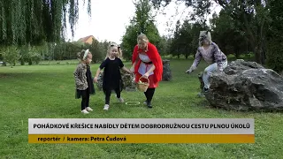 KŘEŠICE: Pohádkové Křešice nabídly dětem dobrodružnou cestu plnou úkolů